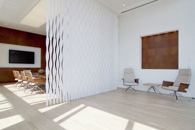 Vertical Blind Systems, SG 2900, Multi Visio, room shot ""Office Gehrke econ in the Torhaus", Hannover, Germany, Vertical Waves