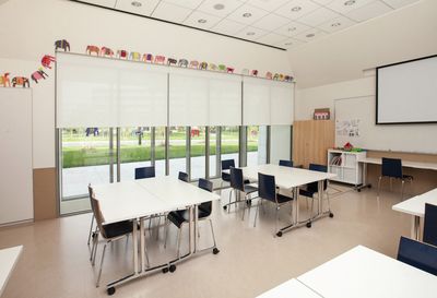 Roller Blind Systems, SG 4960, Basicscreen 1-10%, Room shot "Aga Khan Museum & Ismali Centre", Toronto, Canada,Basicscreen 5%