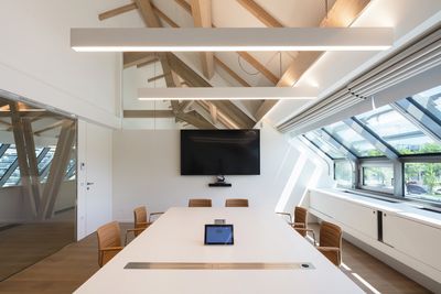 Skylight Shading Systems, SG 2195, Aluscreen Futura 3%, MIBA Forum, Linz, Austria