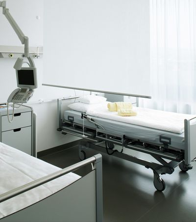 Roller Blind Systems, SG 4900, Room shot "Kantonsspital Zug", Baar, Switzerland