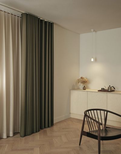 Hand Operated Curtain Track Systems, SGGB Studio/Showroom London