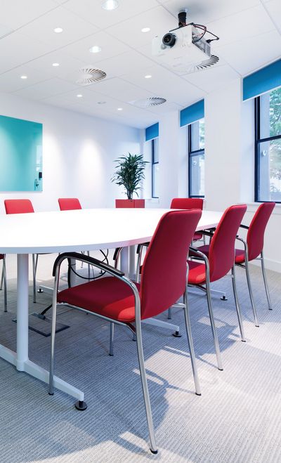 Roller Blind Systems, SG 4910, Colorama 2, Room shot "Dana Petroleum", Aberdeen, United Kingdom