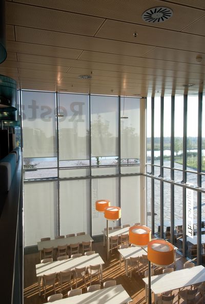 Roller Blind Systems, Multiscreen 1-10%, Room Shot "The Strip", High Tech Campus Eindhoven, NL
