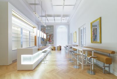 Vertical Blind Systems, SG 2900, Colorama 2, Room shot "Koblenz Castle", Koblenz, Germany, Vertical Waves